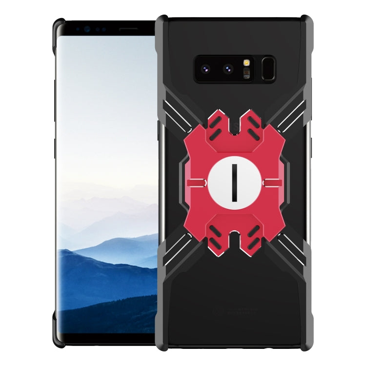 For Galaxy Note 8 Hero Series Anti-fall Wear-resistant Metal Protective Case with Bracket