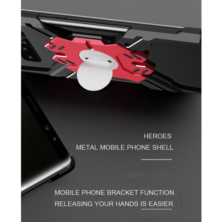 For Galaxy Note 8 Hero Series Anti-fall Wear-resistant Metal Protective Case with Bracket