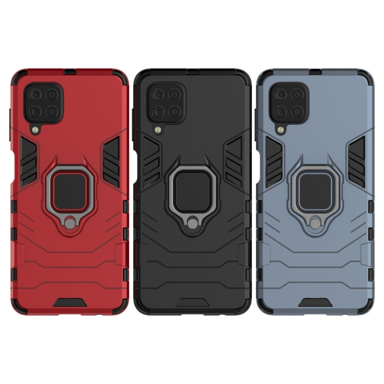 For Samsung Galaxy F22 4G PC + TPU Shockproof Protective Case with Magnetic Ring Holder
