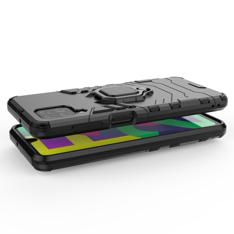 For Samsung Galaxy F22 4G PC + TPU Shockproof Protective Case with Magnetic Ring Holder