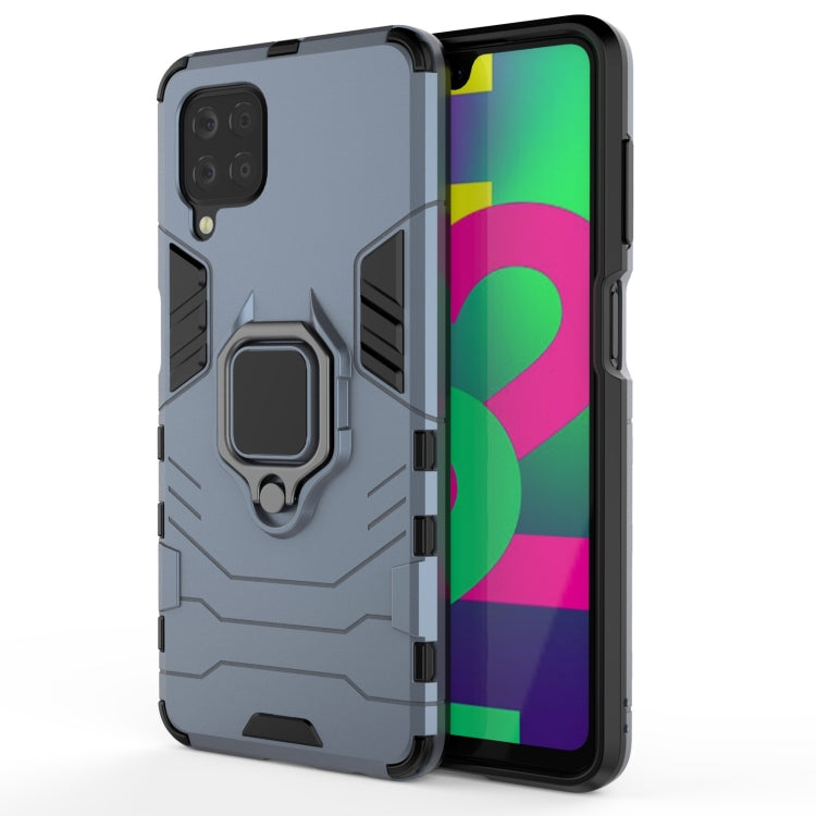 For Samsung Galaxy F22 4G PC + TPU Shockproof Protective Case with Magnetic Ring Holder