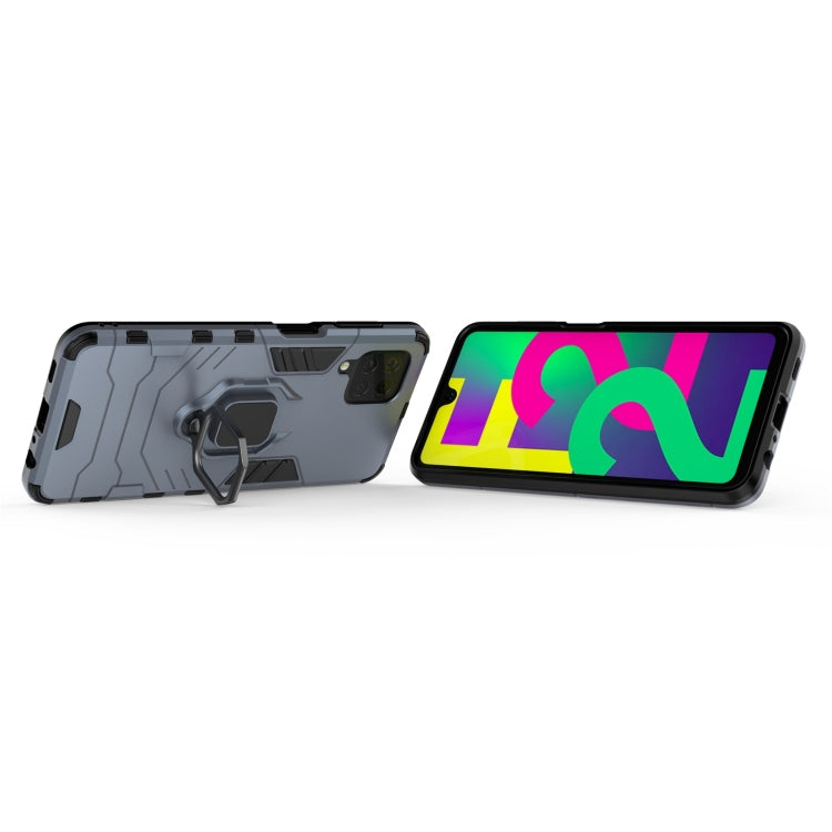For Samsung Galaxy F22 4G PC + TPU Shockproof Protective Case with Magnetic Ring Holder