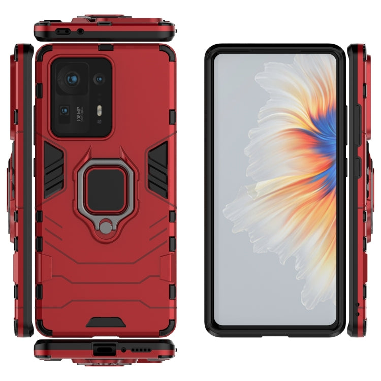 For Xiaomi Mi Mix 4 PC + TPU Shockproof Protective Case with Magnetic Ring Holder