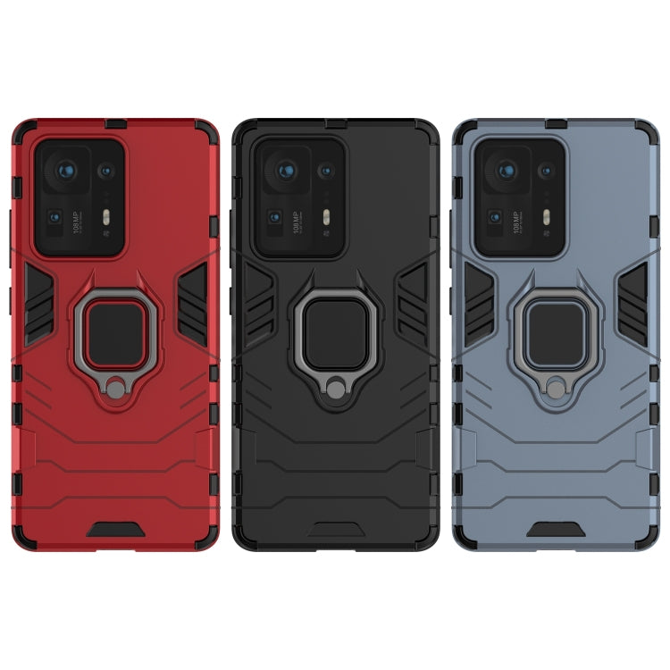 For Xiaomi Mi Mix 4 PC + TPU Shockproof Protective Case with Magnetic Ring Holder