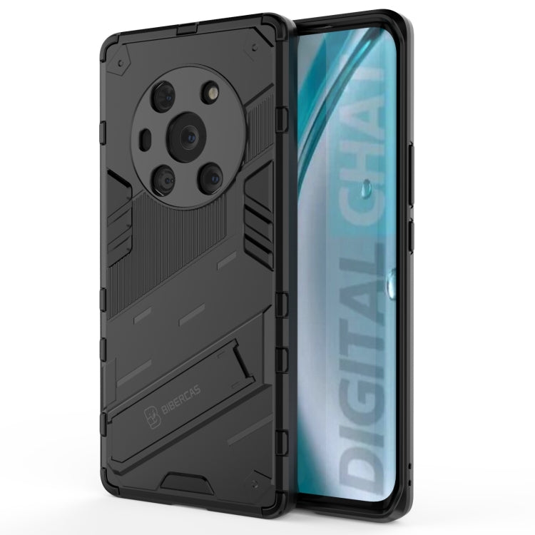 For Honor Magic3 Punk Armor 2 in 1 PC + TPU Shockproof Case with Invisible Holder