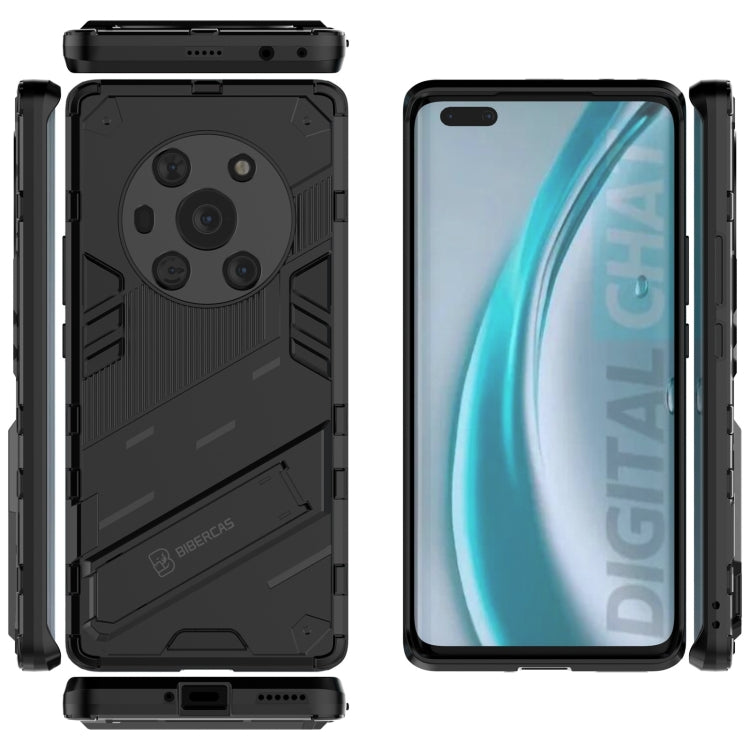 For Honor Magic3 Punk Armor 2 in 1 PC + TPU Shockproof Case with Invisible Holder