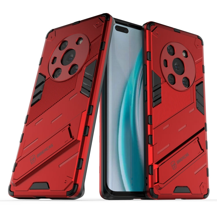 For Honor Magic3 Punk Armor 2 in 1 PC + TPU Shockproof Case with Invisible Holder