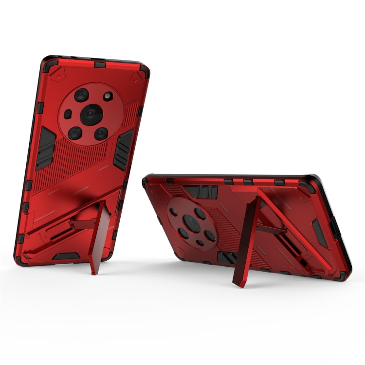 For Honor Magic3 Punk Armor 2 in 1 PC + TPU Shockproof Case with Invisible Holder