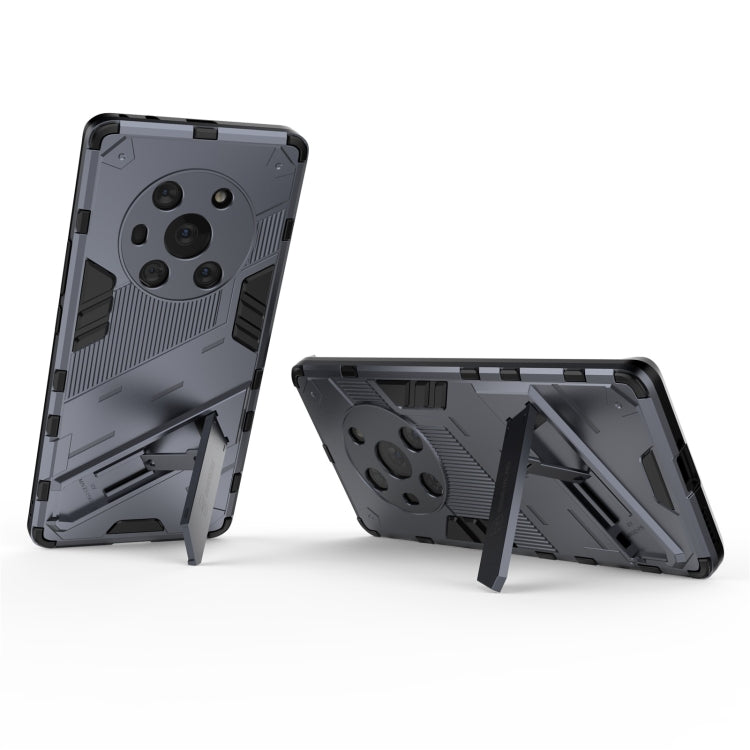 For Honor Magic3 Punk Armor 2 in 1 PC + TPU Shockproof Case with Invisible Holder