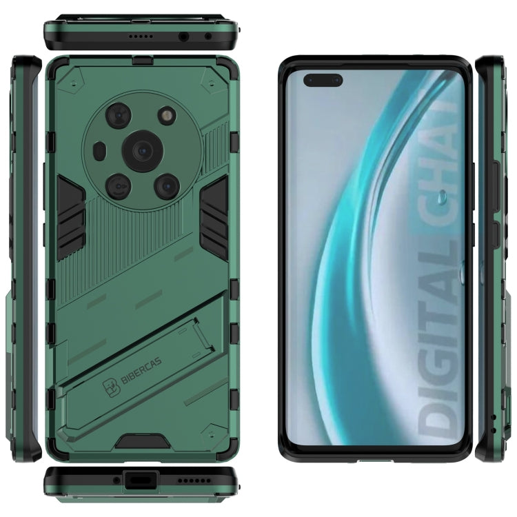 For Honor Magic3 Punk Armor 2 in 1 PC + TPU Shockproof Case with Invisible Holder