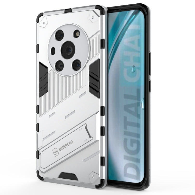 For Honor Magic3 Punk Armor 2 in 1 PC + TPU Shockproof Case with Invisible Holder