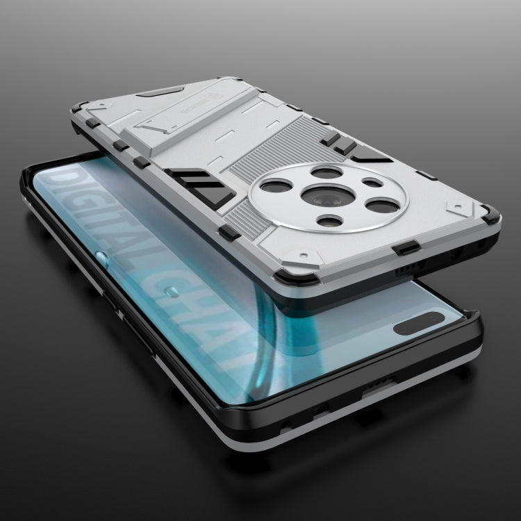 For Honor Magic3 Punk Armor 2 in 1 PC + TPU Shockproof Case with Invisible Holder