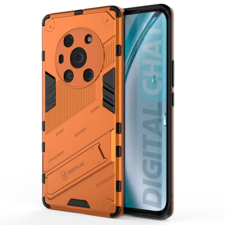 For Honor Magic3 Punk Armor 2 in 1 PC + TPU Shockproof Case with Invisible Holder