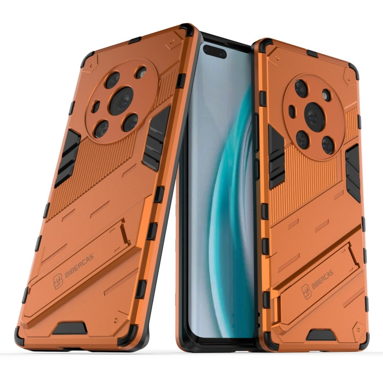 For Honor Magic3 Punk Armor 2 in 1 PC + TPU Shockproof Case with Invisible Holder