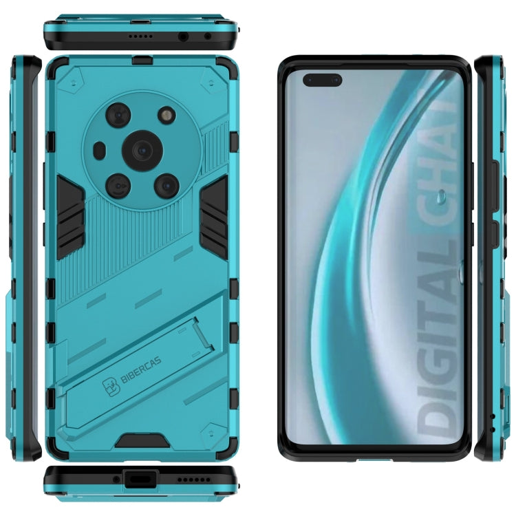 For Honor Magic3 Punk Armor 2 in 1 PC + TPU Shockproof Case with Invisible Holder