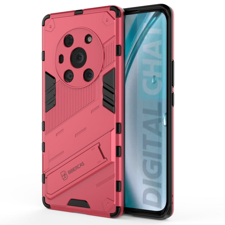 For Honor Magic3 Punk Armor 2 in 1 PC + TPU Shockproof Case with Invisible Holder