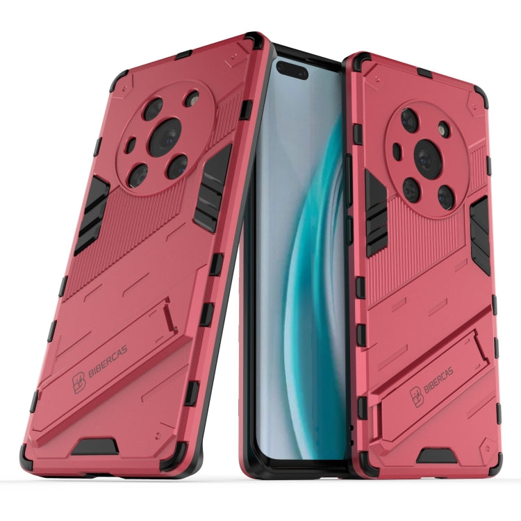 For Honor Magic3 Punk Armor 2 in 1 PC + TPU Shockproof Case with Invisible Holder