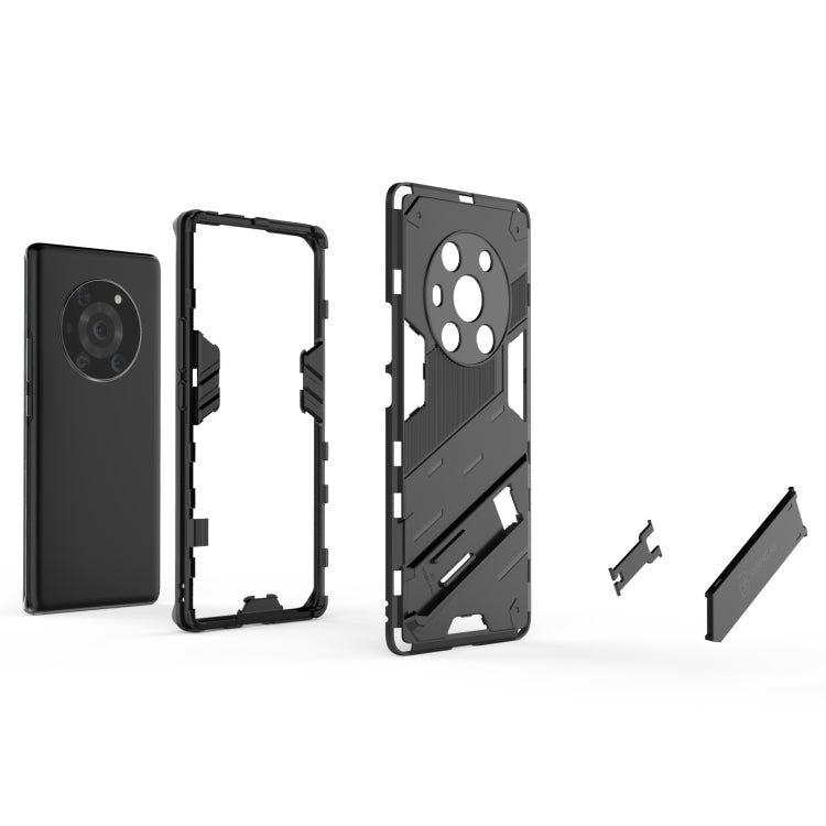 For Honor Magic3 Punk Armor 2 in 1 PC + TPU Shockproof Case with Invisible Holder