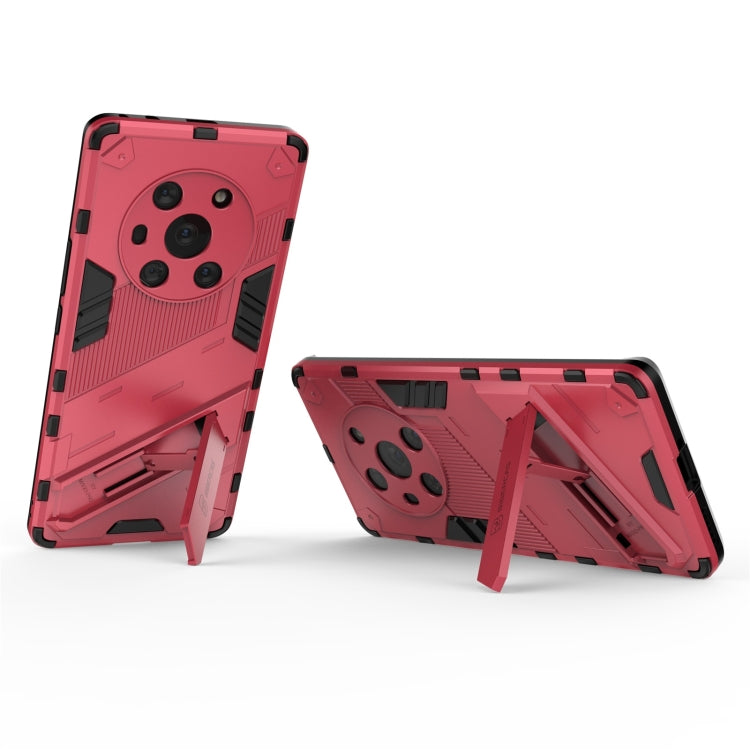 For Honor Magic3 Punk Armor 2 in 1 PC + TPU Shockproof Case with Invisible Holder