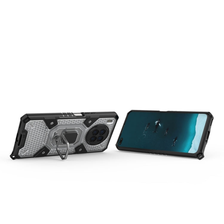 For Huawei nova 8i Space PC+TPU Shockproof Case with Ring Holder