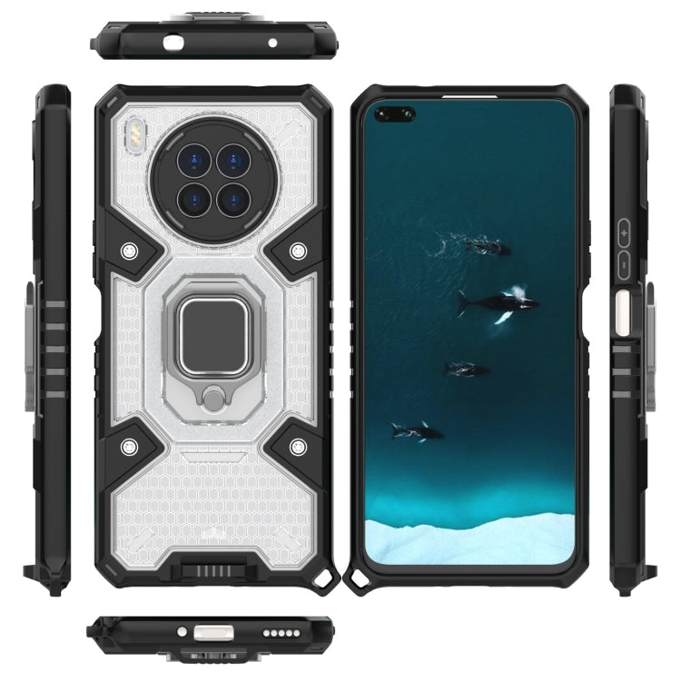 For Huawei nova 8i Space PC+TPU Shockproof Case with Ring Holder