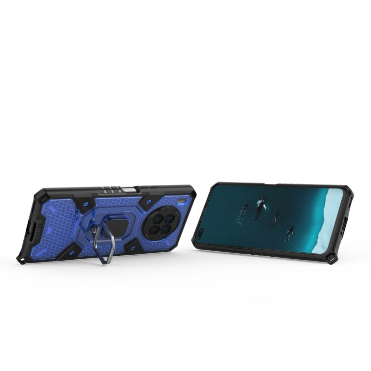 For Huawei nova 8i Space PC+TPU Shockproof Case with Ring Holder