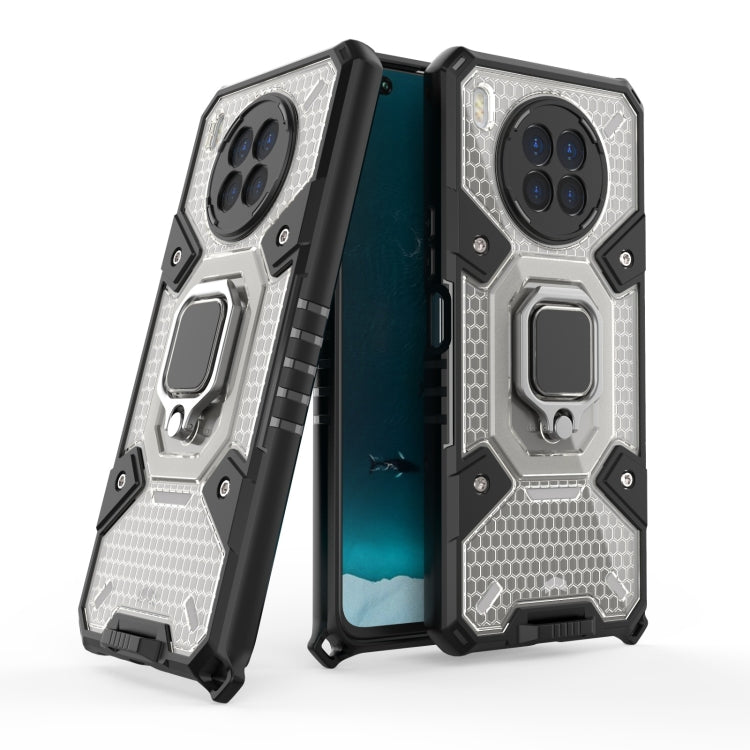 For Huawei nova 8i Space PC+TPU Shockproof Case with Ring Holder