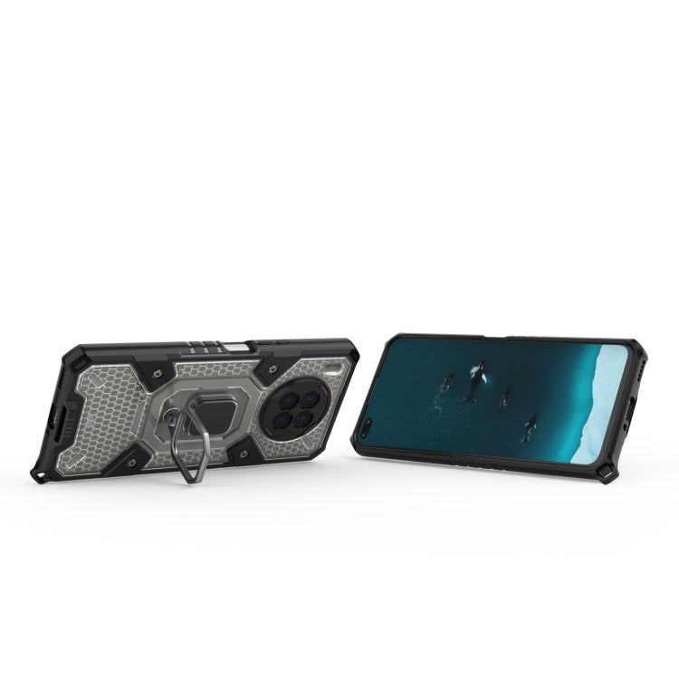For Huawei nova 8i Space PC+TPU Shockproof Case with Ring Holder
