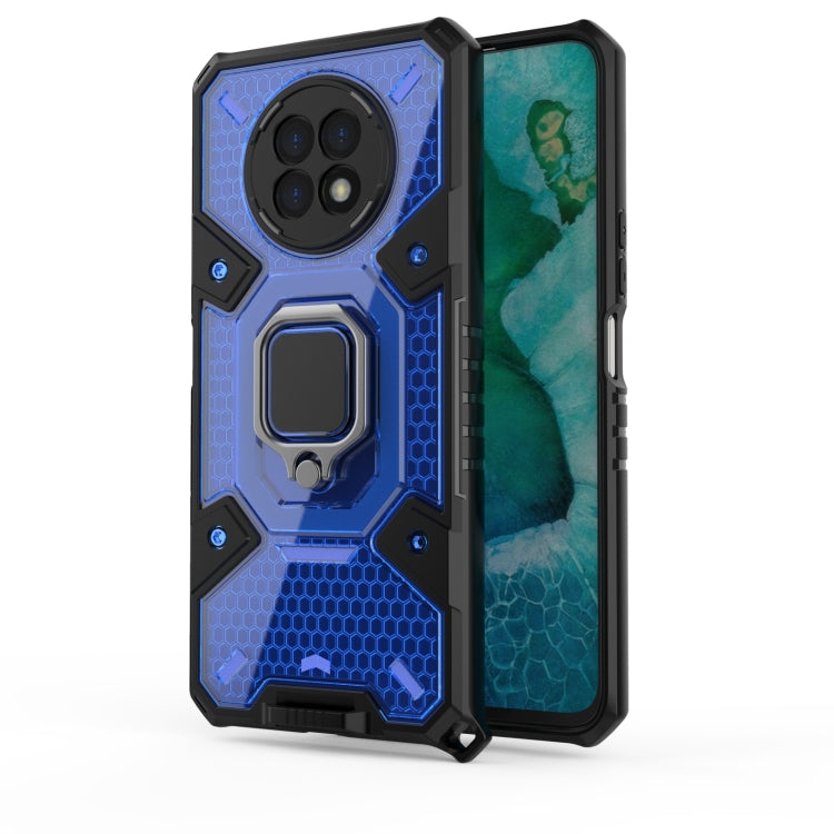 For Honor X20 Space PC+TPU Shockproof Case with Ring Holder