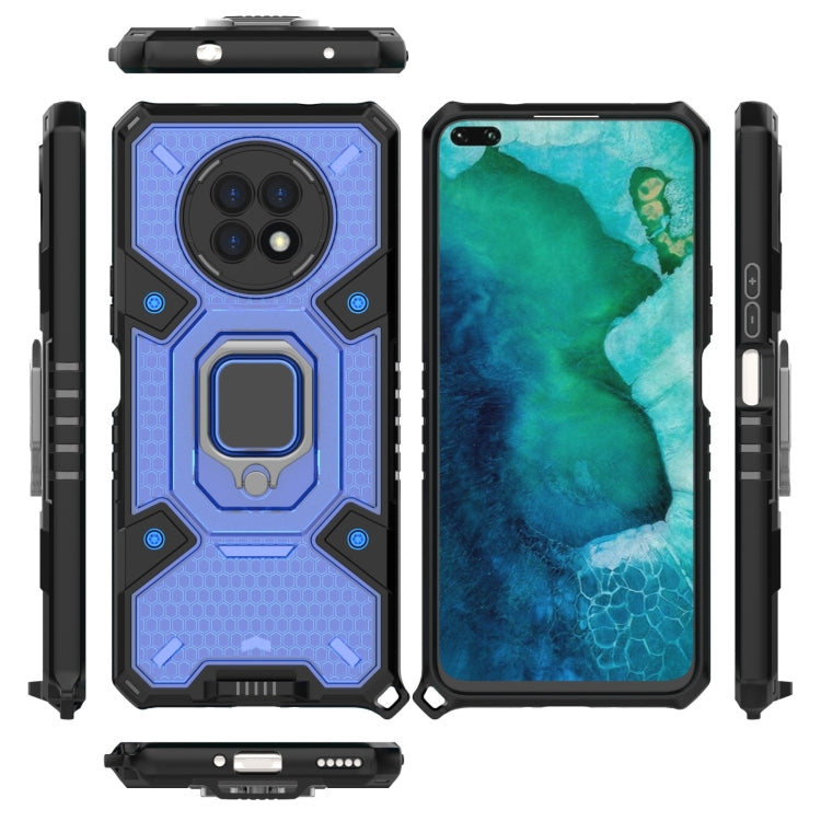 For Honor X20 Space PC+TPU Shockproof Case with Ring Holder