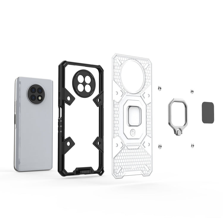 For Honor X20 Space PC+TPU Shockproof Case with Ring Holder