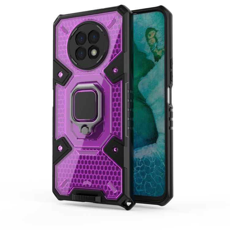 For Honor X20 Space PC+TPU Shockproof Case with Ring Holder