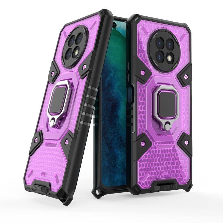 For Honor X20 Space PC+TPU Shockproof Case with Ring Holder