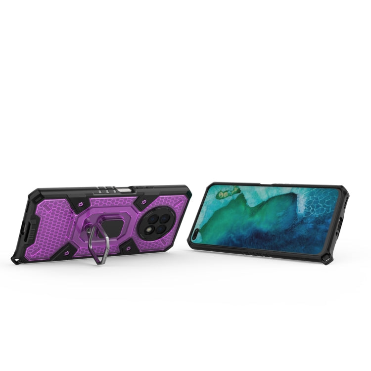 For Honor X20 Space PC+TPU Shockproof Case with Ring Holder