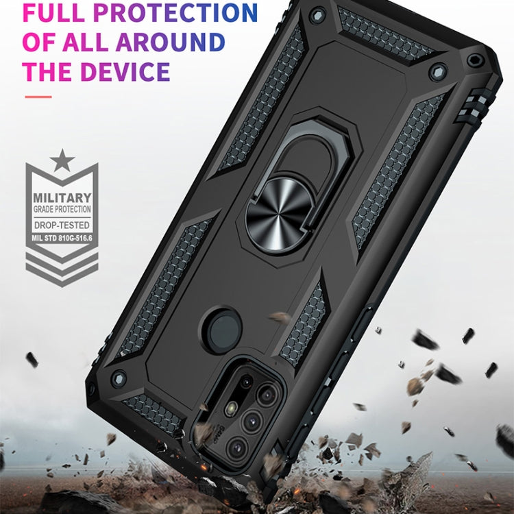 For Motorola Moto G30 / G10 Shockproof TPU + PC Protective Case with 360 Degree Rotating Holder