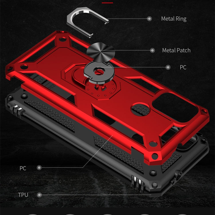For Motorola Moto G30 / G10 Shockproof TPU + PC Protective Case with 360 Degree Rotating Holder