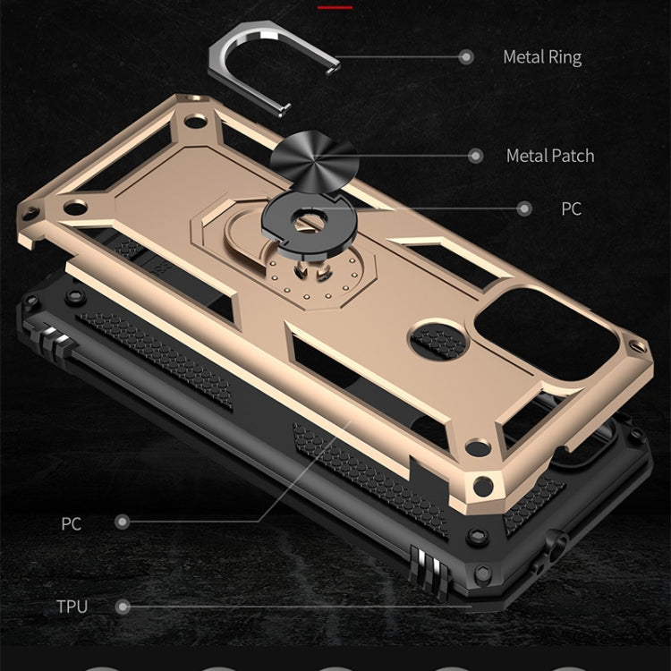 For Motorola Moto G30 / G10 Shockproof TPU + PC Protective Case with 360 Degree Rotating Holder