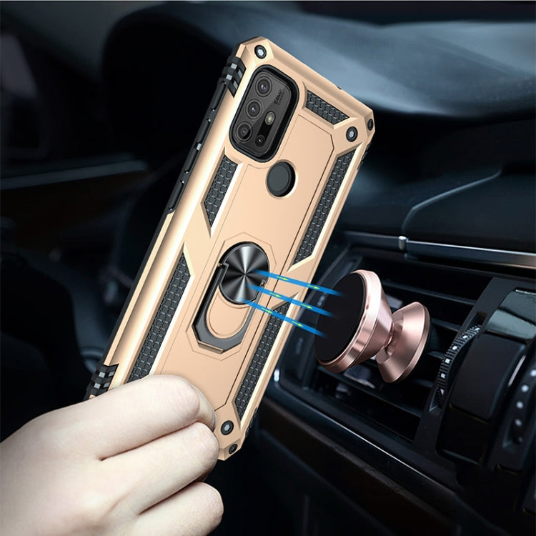 For Motorola Moto G30 / G10 Shockproof TPU + PC Protective Case with 360 Degree Rotating Holder