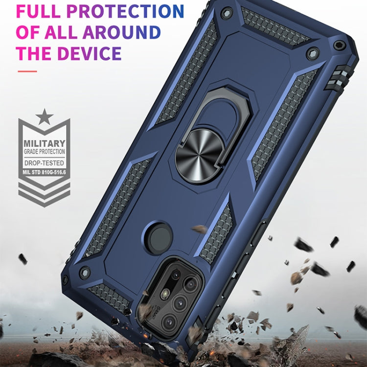 For Motorola Moto G30 / G10 Shockproof TPU + PC Protective Case with 360 Degree Rotating Holder