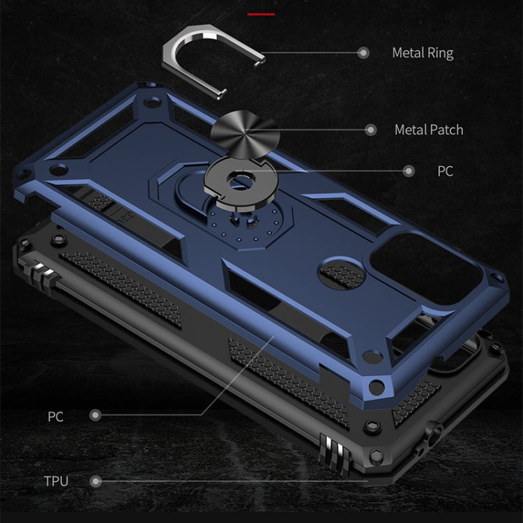 For Motorola Moto G30 / G10 Shockproof TPU + PC Protective Case with 360 Degree Rotating Holder