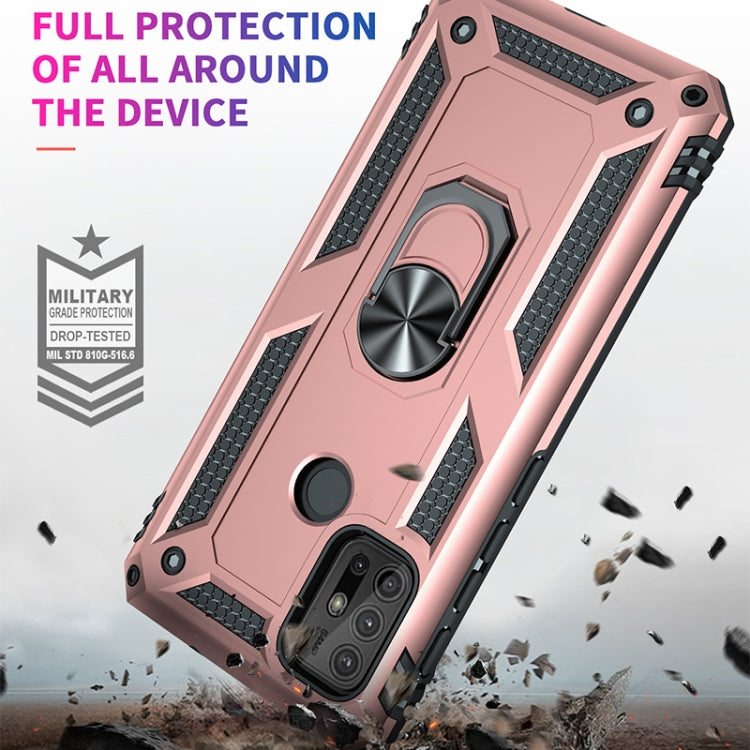 For Motorola Moto G30 / G10 Shockproof TPU + PC Protective Case with 360 Degree Rotating Holder