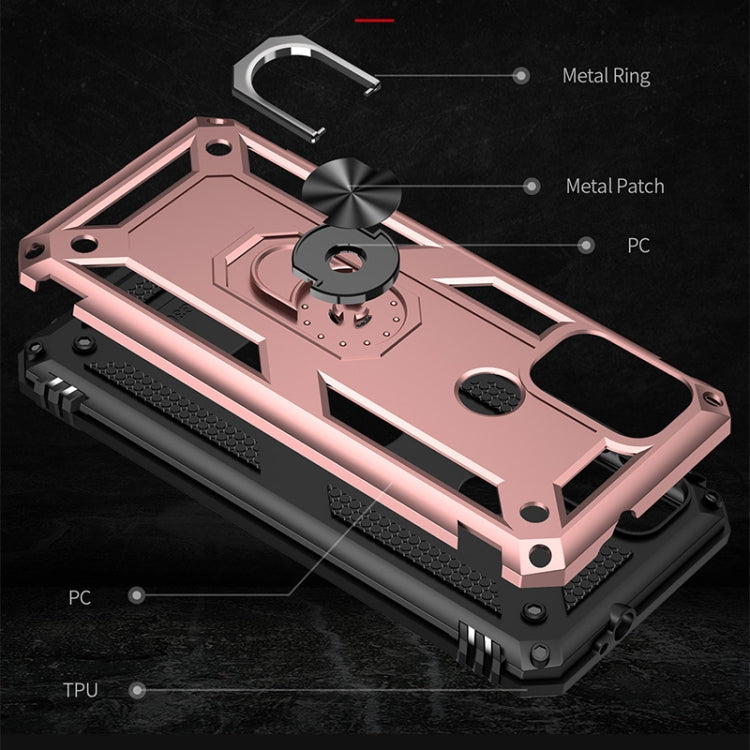 For Motorola Moto G30 / G10 Shockproof TPU + PC Protective Case with 360 Degree Rotating Holder