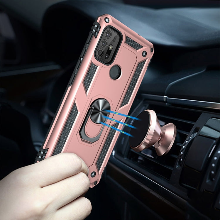 For Motorola Moto G30 / G10 Shockproof TPU + PC Protective Case with 360 Degree Rotating Holder