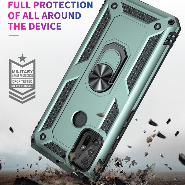 For Motorola Moto G30 / G10 Shockproof TPU + PC Protective Case with 360 Degree Rotating Holder