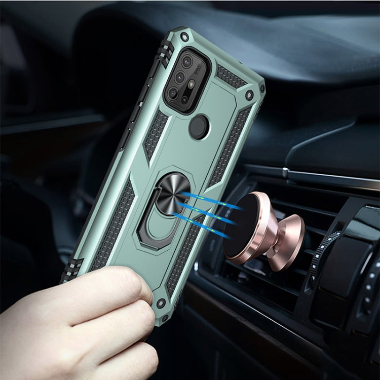 For Motorola Moto G30 / G10 Shockproof TPU + PC Protective Case with 360 Degree Rotating Holder
