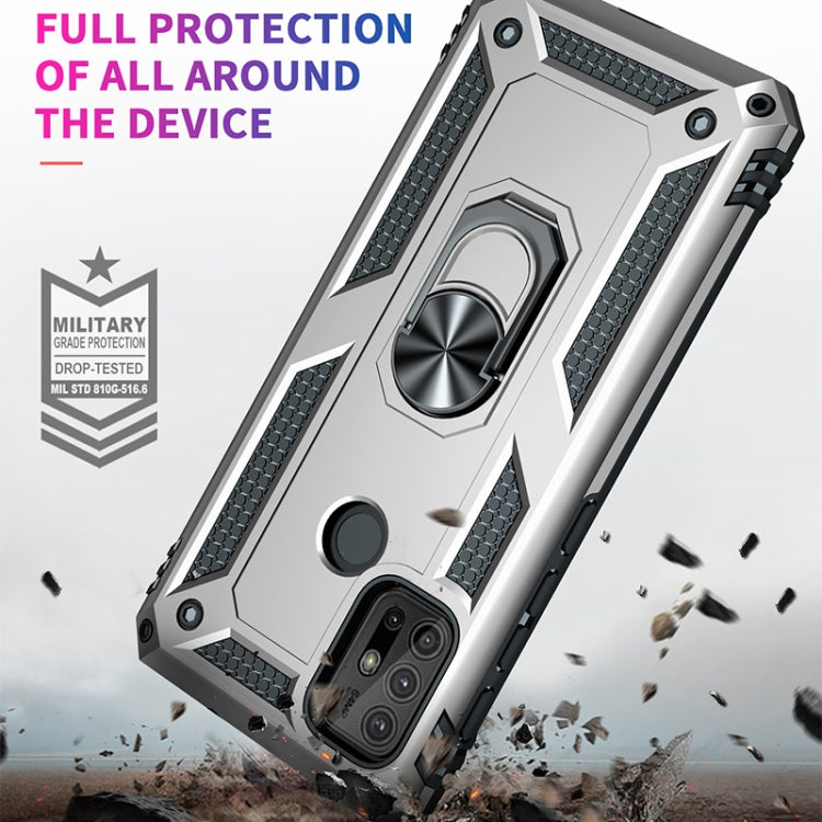 For Motorola Moto G30 / G10 Shockproof TPU + PC Protective Case with 360 Degree Rotating Holder