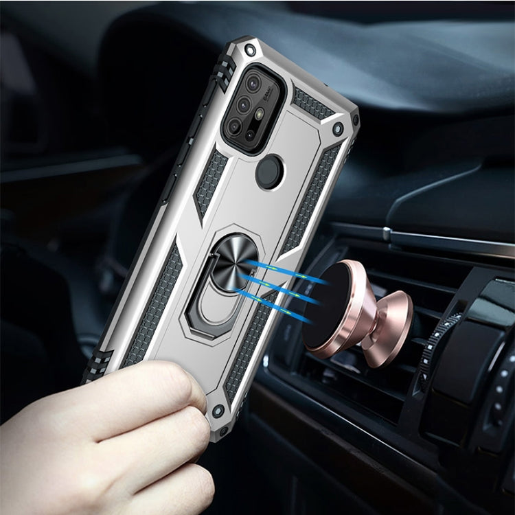 For Motorola Moto G30 / G10 Shockproof TPU + PC Protective Case with 360 Degree Rotating Holder