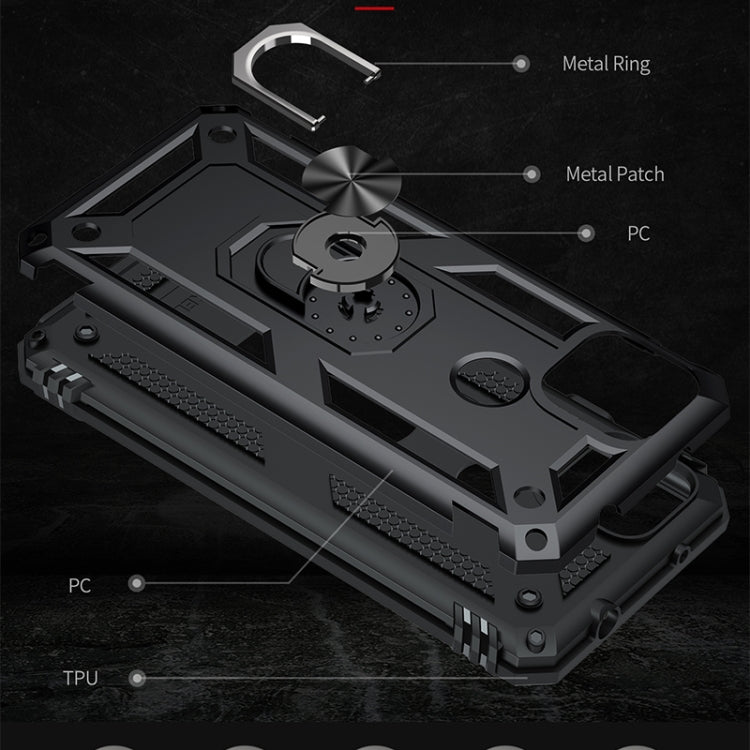 For Google Pixel 5a 5G Shockproof TPU + PC Protective Case with 360 Degree Rotating Holder