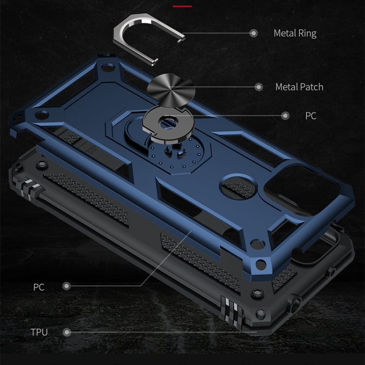 For Google Pixel 5a 5G Shockproof TPU + PC Protective Case with 360 Degree Rotating Holder