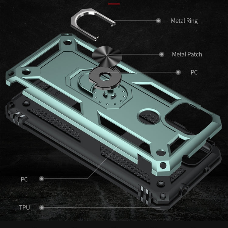 For Google Pixel 5a 5G Shockproof TPU + PC Protective Case with 360 Degree Rotating Holder
